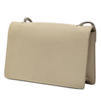 Saint Laurent Betty Studs Chain Shoulder Bag Gray Beige Leather — view 2