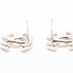 Chanel Earrings CC Logo Light Gold 25 — view 7