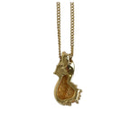 Dior di Vintage Gold Green Plating Necklace — view 2