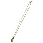 Dior di Vintage Gold Green Plating Necklace — view 3