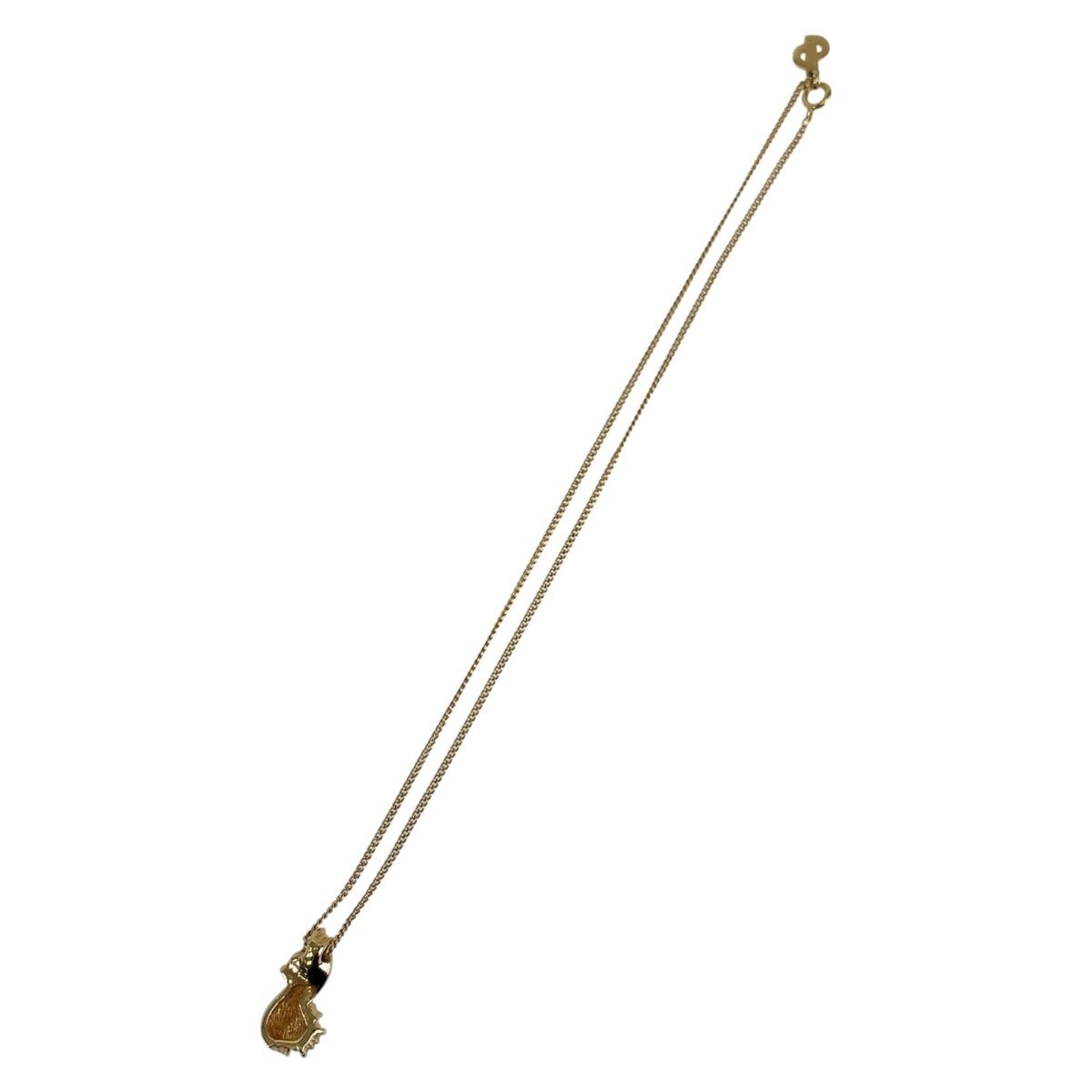 Dior di Vintage Gold Green Plating Necklace — view 4