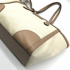 Gucci Swing Tote Shoulder Leather Canvas Beige — view 5
