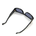 Chanel CC Logo Sunglasses Lens Blue Black Gold Eyewear — view 6