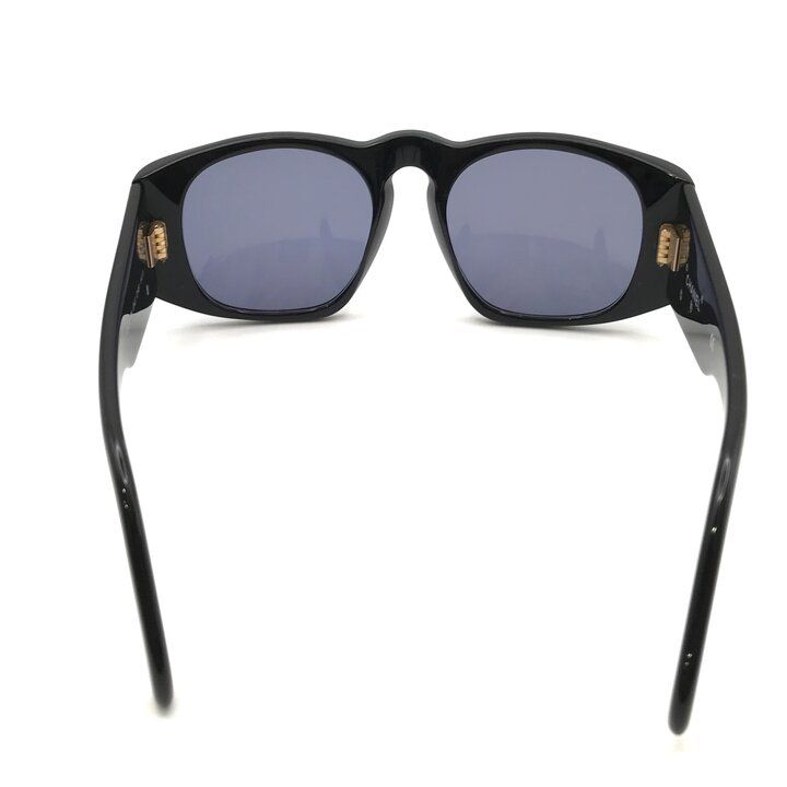 Chanel CC Logo Sunglasses Lens Blue Black Gold Eyewear — view 3
