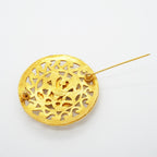 Chanel Vintage CC Logo Brooch — view 6