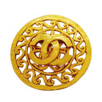 Chanel Vintage CC Logo Brooch