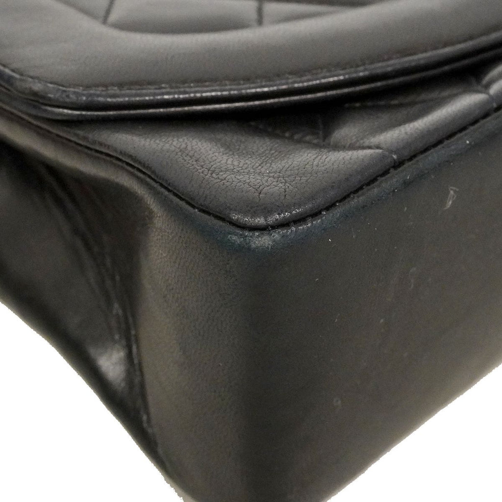 Chanel Shoulder Bag Diana Lambskin Black Gold — view 6