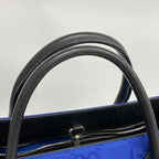 Gucci Tote Nylon Blue Silver 2-Way — view 8