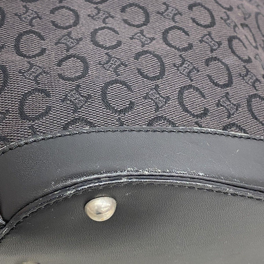 Celine Handbag C Macadam Canvas Black Silver — view 7