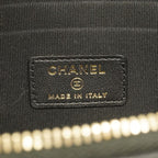 Chanel Vanity Bag Quilted Lambskin Black Chien Panning Gold 2-Way — view 5