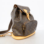 Louis Vuitton Backpack Monogram Montsouris GM Brown — view 2