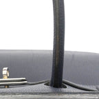 Hermes Handbag Birkin 35 Togo Blue Nuit Silver — view 8