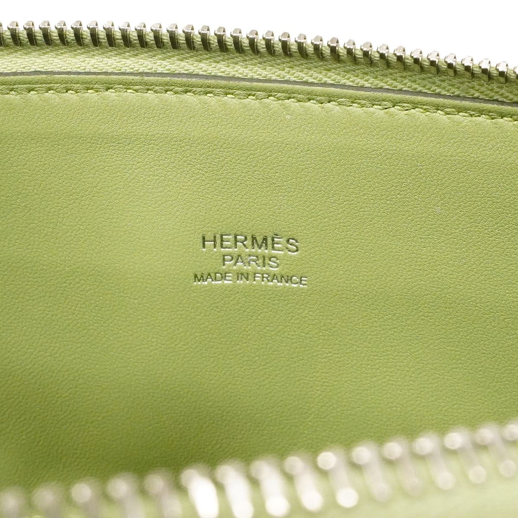 Hermes Handbag Bolide 26 Veau Epsom Vert Cricket Silver 2-Way — view 5