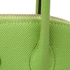 Hermes Handbag Bolide 26 Veau Epsom Vert Cricket Silver 2-Way — view 8