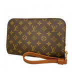 Louis Vuitton Clutch Monogram Brown