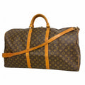 Louis Vuitton Boston Bag Monogram Keepall Bandouliere 60 Brown
