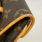 Louis Vuitton Waist Bag Monogram Pochette Brown — view 7