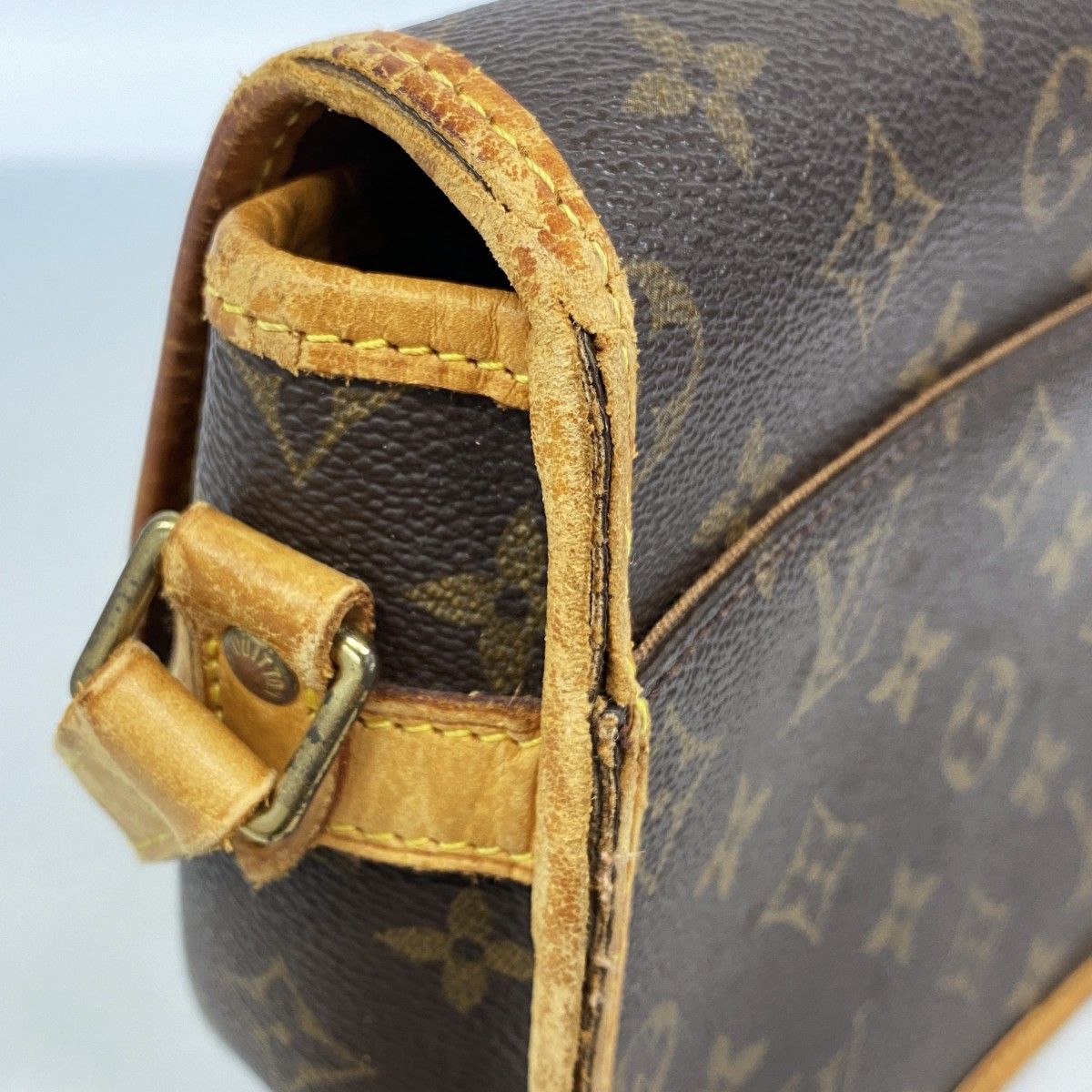 Louis Vuitton Shoulder Bag Monogram Sologne Brown — view 7