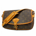 Louis Vuitton Shoulder Bag Monogram Sologne Brown