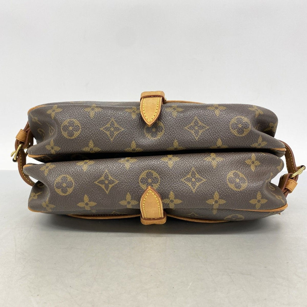 Louis Vuitton Shoulder Bag Monogram Saumur 30 Brown — view 3