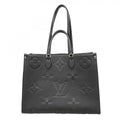 Louis Vuitton Tote Monogram Empreinte On The Go GM Noir 2-Way