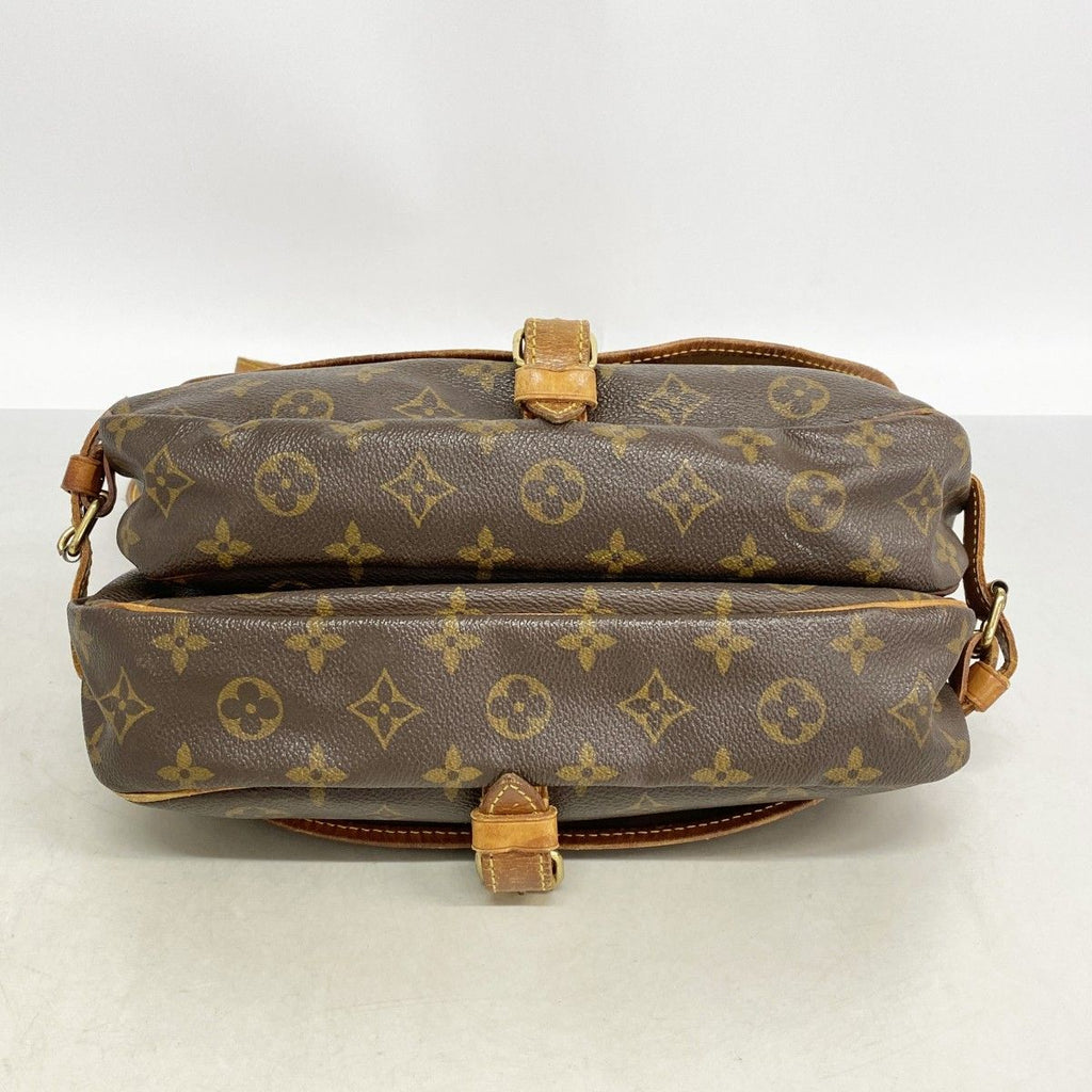 Louis Vuitton Shoulder Bag Monogram Saumur 30 Brown — view 3