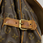 Louis Vuitton Shoulder Bag Monogram Saumur 30 Brown — view 7
