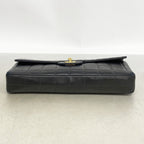Chanel Shoulder Bag Chocolate Bar Lambskin Black Gold — view 3