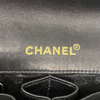 Chanel Shoulder Bag Chocolate Bar Lambskin Black Gold — view 5