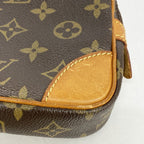 Louis Vuitton Clutch Monogram Marly Dragonne PM Brown — view 6