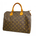Louis Vuitton Handbag Monogram Speedy 30 Brown