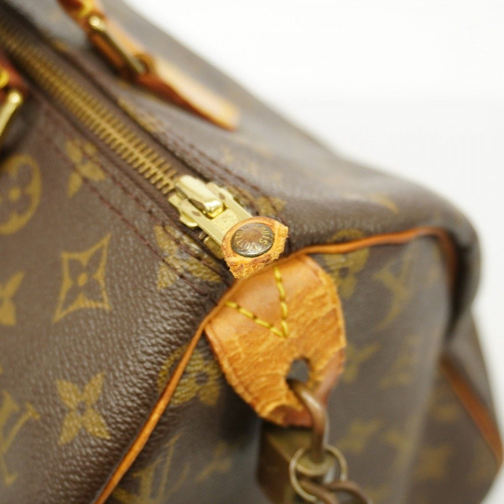 Louis Vuitton Handbag Monogram Speedy 30 Brown — view 7
