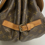 Louis Vuitton Shoulder Bag Monogram Saumur 35 Brown — view 7