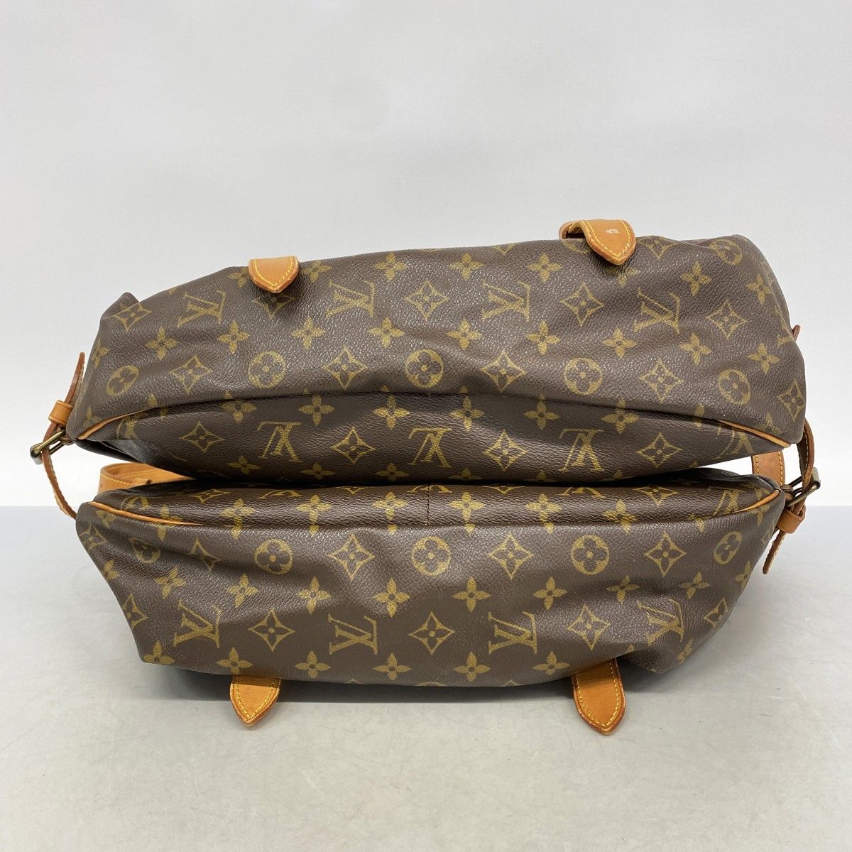Louis Vuitton Shoulder Bag Monogram Saumur 43 Brown — view 3