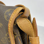 Louis Vuitton Shoulder Bag Monogram Saumur 43 Brown — view 7