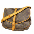 Louis Vuitton Shoulder Bag Monogram Saumur 35 Brown
