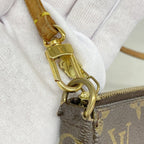 Louis Vuitton Pouch Monogram Pochette Soir Brown — view 8