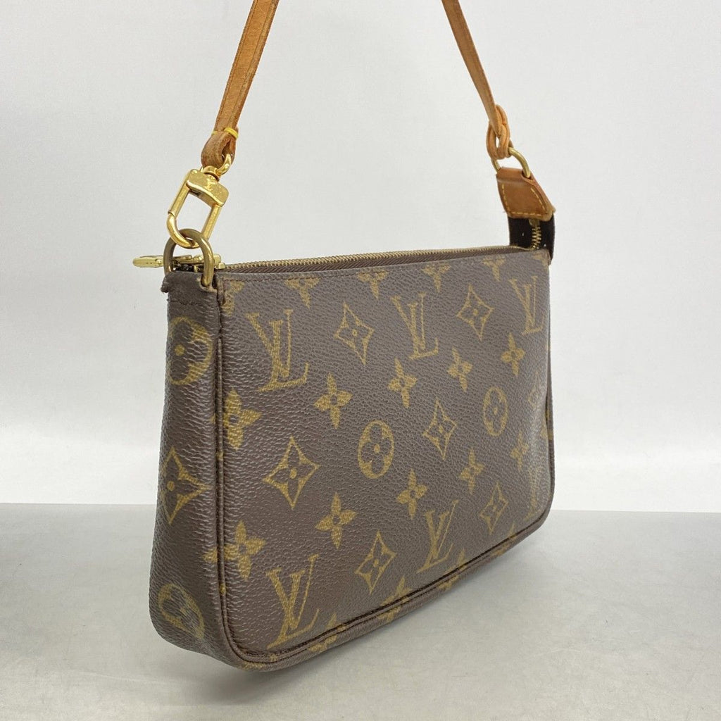 Louis Vuitton Pouch Monogram Pochette Soir Brown — view 2