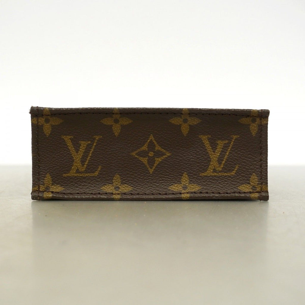 Louis Vuitton Handbag Monogram Petite Sac Plat Brown 2-Way — view 3