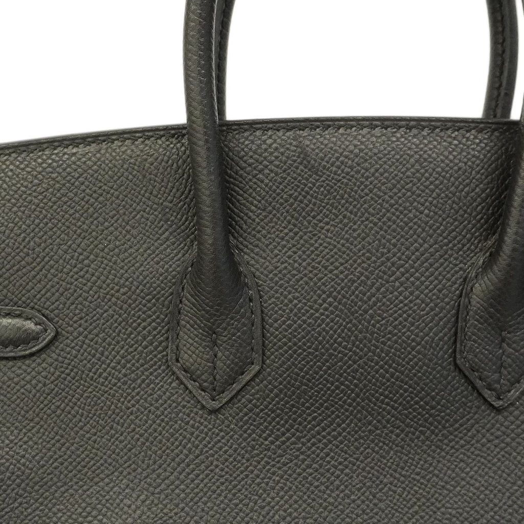 Hermes Handbag Birkin 25 Veau Epsom Black Gold — view 8