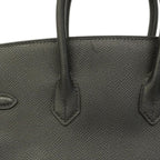 Hermes Handbag Birkin 25 Veau Epsom Black Gold — view 8