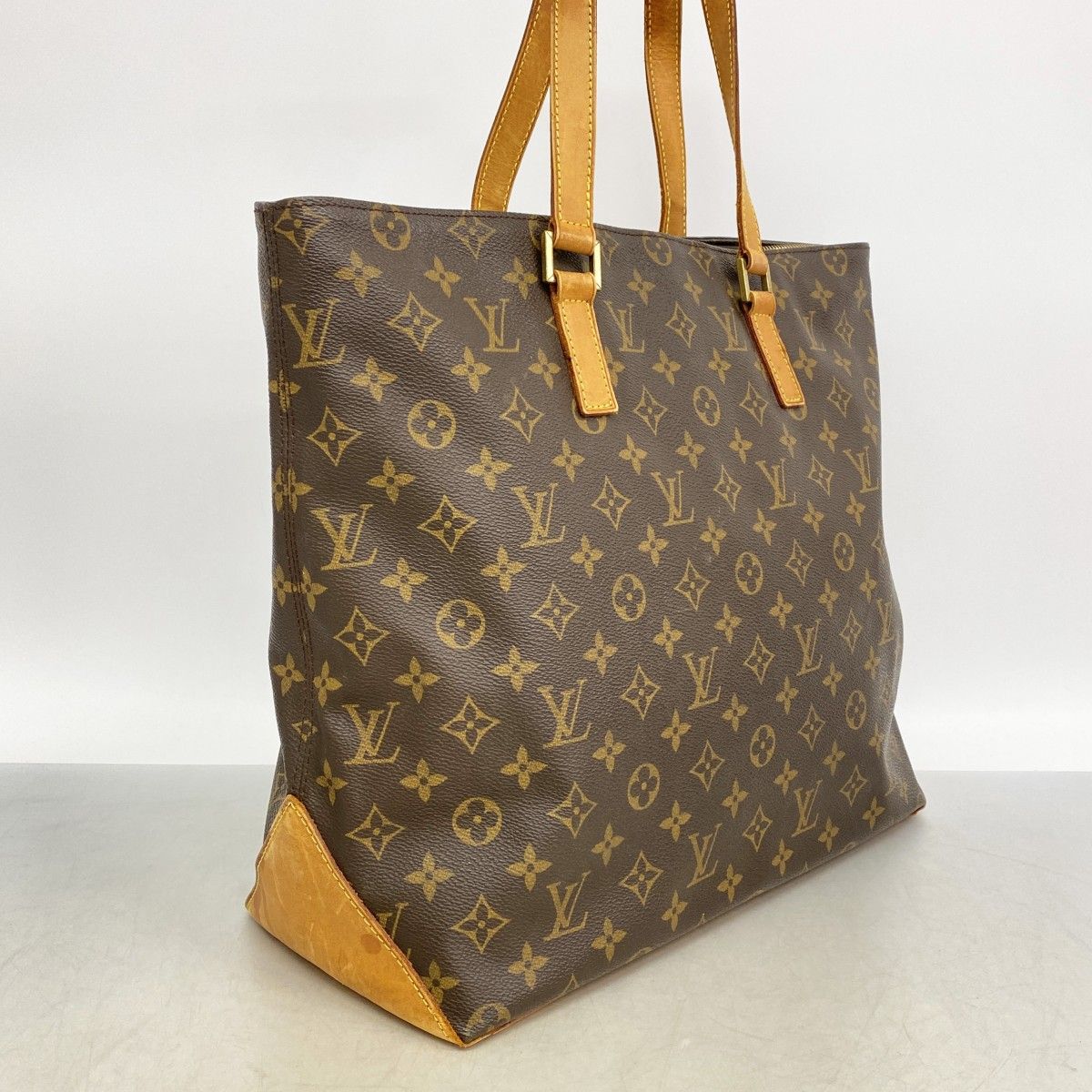 Louis Vuitton Tote Monogram Cabas Mezzo Brown — view 2