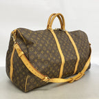 Louis Vuitton Boston Bag Monogram Keepall Bandouliere 60 Brown — view 2