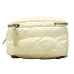 Chanel Backpack Nylon White Silver — view 3