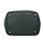 Hermes Handbag Picotin Lock PM Taurillon Clemence Vert Gold — view 3