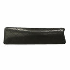 Chanel Shoulder Bag Quilted Lambskin Black Gold — view 3