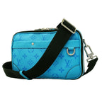 Louis Vuitton Shoulder Bag Taigarama Blue
