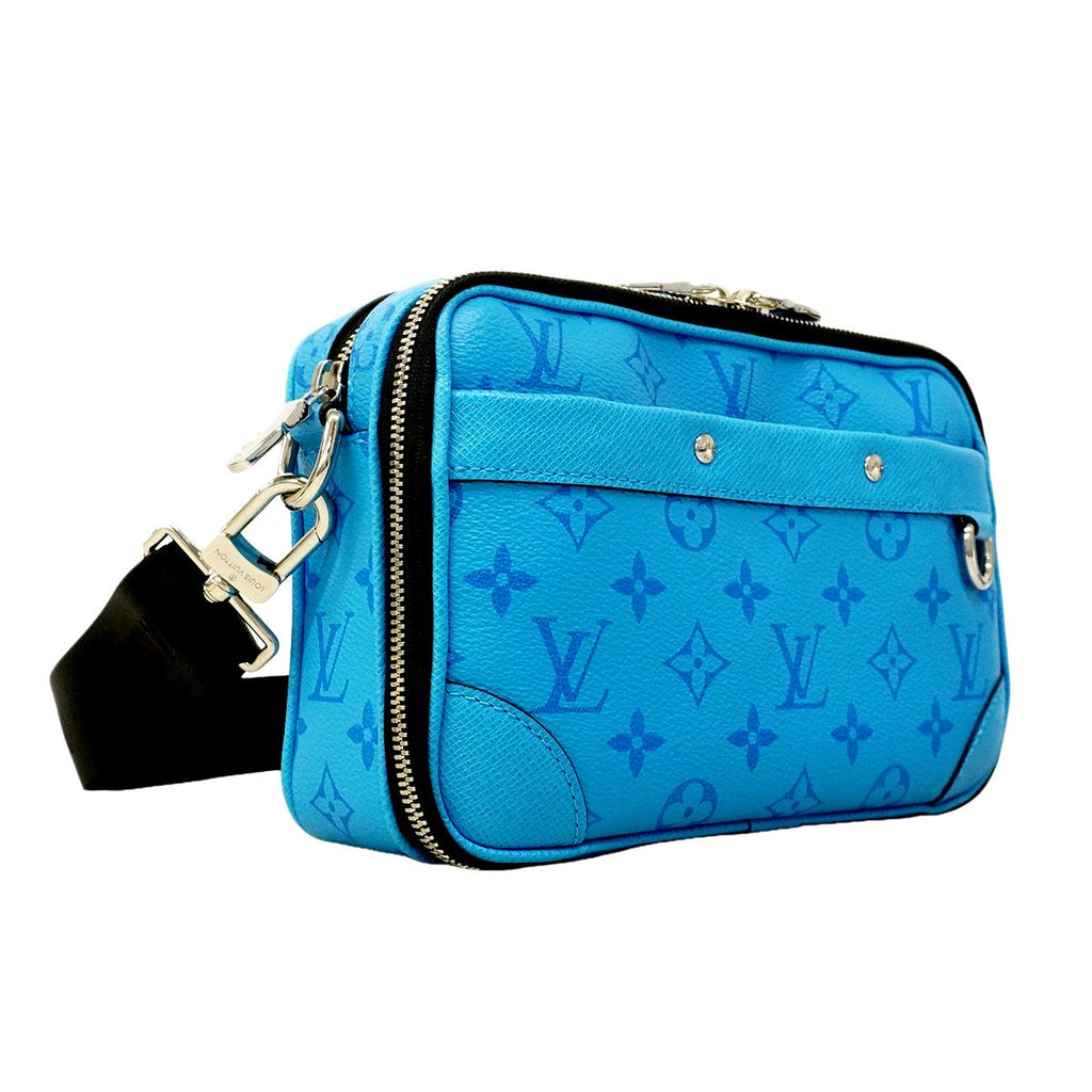 Louis Vuitton Shoulder Bag Taigarama Blue — view 2