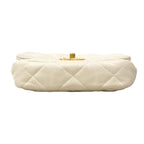 Chanel Waist Bag 19 Lambskin White Gold — view 3