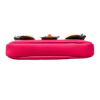 Fendi Handbag Mon Star Micro Bucket Leather Pink Silver — view 3